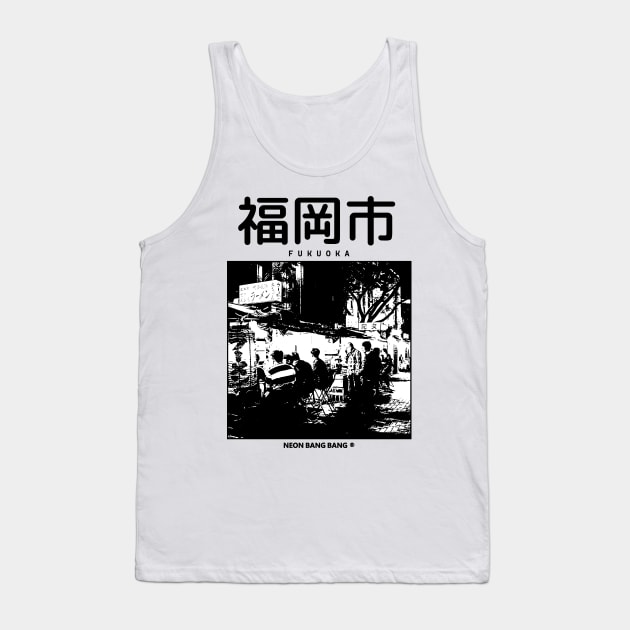 Japan Fukuoka Tank Top by Neon Bang Bang